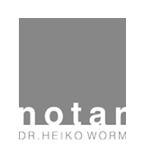 Notar Dr. Heiko Worm | formZ - agentur für gestaltung | Solingen
